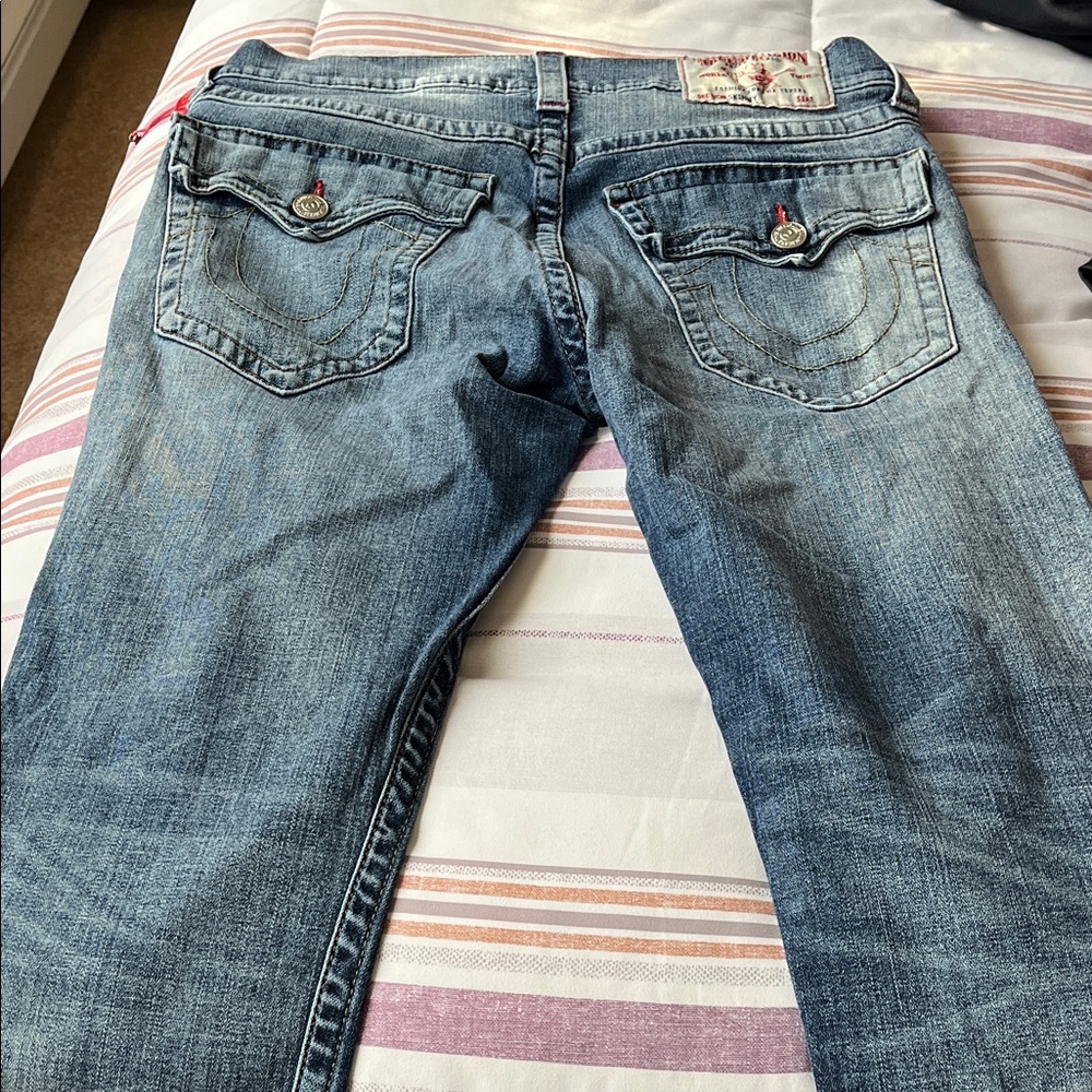 True Religion Blue Skinny Jeans for Men